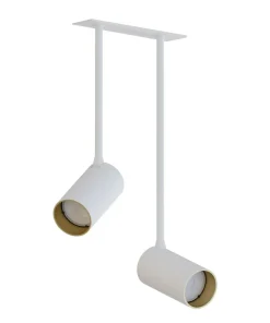 Lampa sufitowa z reflektorami biało-złotymi 7678 | Kaja Oświetlenie*Sklep Kaja Discount