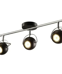 Lampa sufitowa z reflektorami K-8002/3 BK SALVA BLACK | Kaja*Sklep Kaja Online