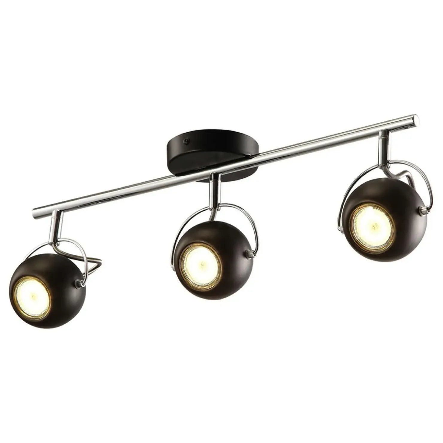 Lampa sufitowa z reflektorami K-8002/3 BK SALVA BLACK | Kaja*Sklep Kaja Online