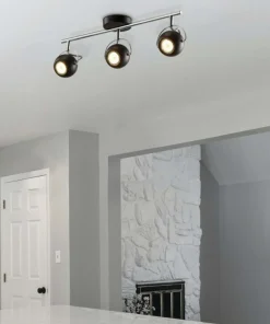 Lampa sufitowa z reflektorami K-8002/3 BK SALVA BLACK | Kaja*Sklep Kaja Online