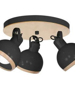 Sale Sklep Kaja Lampa sufitowa z regulowanym kątem świecenia MLP8659 z serii OVAL | Kaja Oświetl czarny
