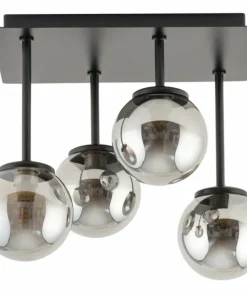 Shop Sklep Kaja Lampa sufitowa z szarymi kloszami na rurkach SIG 33504 TULIA | Kaja
