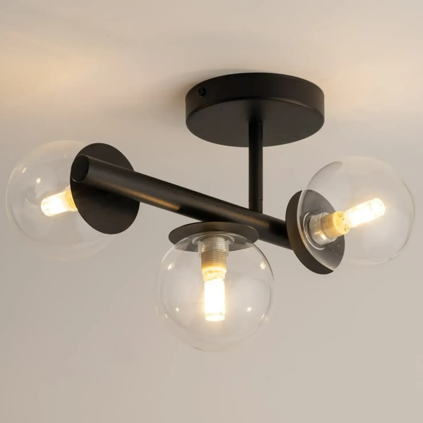 Sale Sklep Kaja Lampa sufitowa z transparentnymi kloszami SIG 40794 z serii AVOLA