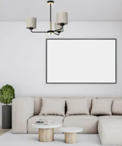 Hot Sklep Kaja Lampa sufitowa z trzema abażurami, żyrandol MLP7451 z serii ATLANTA | Kaja Oświe