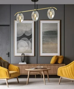 Discount Sklep Kaja Lampa sufitowa z trzema grafitowymi kloszami 1280/3 z serii FINES