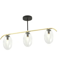 Flash Sale Sklep Kaja Lampa sufitowa z trzema przezroczystymi kloszami 1279/3 z serii FINES