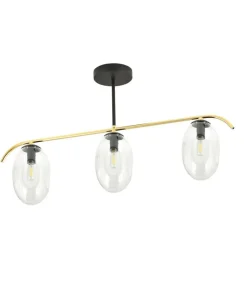 Flash Sale Sklep Kaja Lampa sufitowa z trzema przezroczystymi kloszami 1279/3 z serii FINES