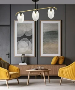 Flash Sale Sklep Kaja Lampa sufitowa z trzema przezroczystymi kloszami 1279/3 z serii FINES