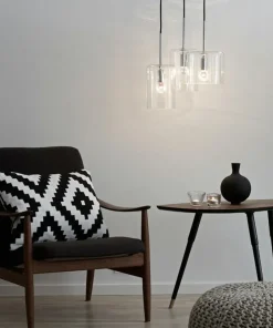 Best Sklep Kaja Lampa sufitowa z trzema różnorodnymi kloszami 105099 | Kaja