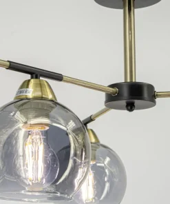 Lampa sufitowa ze szklanymi kloszami 2212/3 BL 21QG z serii CARO*Sklep Kaja Cheap