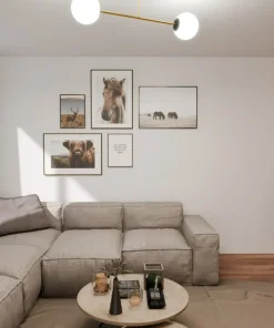 Shop Sklep Kaja Lampa sufitowa ze złotymi elementami 1233/2 z serii MAGNUM | Kaja