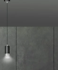Sale Sklep Kaja Lampa w kształcie tuby ze srebrnymi dodatkami 816/1 | Kaja Oświetlenie