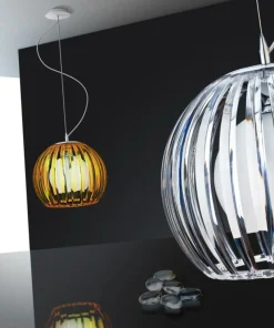 Store Sklep Kaja Lampa wisząca AZ0481 - Arcada M (clear) - AZZARDO transparentny