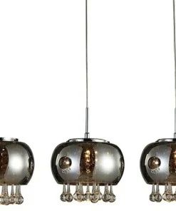 Discount Sklep Kaja Lampa wisząca AZ2454 - Burn 3 line (e) - AZZARDO chrom