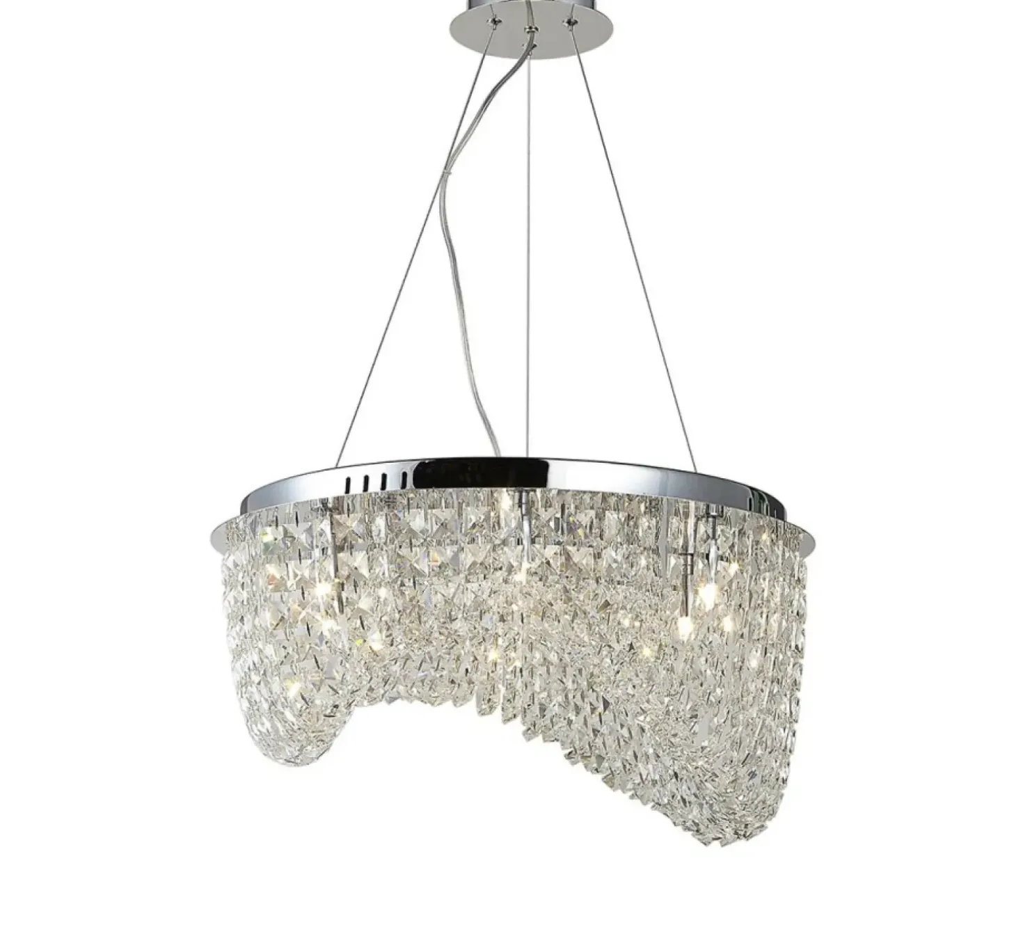 Clearance Sklep Kaja Lampa wisząca AZ1284 - Carmen pendant/top - AZZARDO transparentny