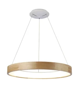 Outlet Sklep Kaja Lampa wisząca AZ2699 - Silvam 65 Pendant - AZZARDO drewno