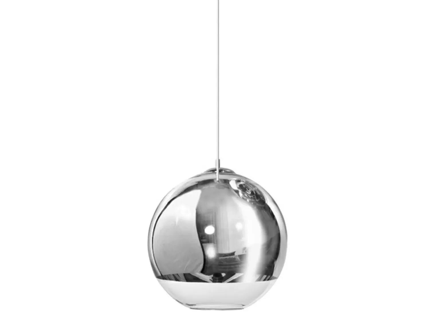 Outlet Sklep Kaja Lampa wisząca AZ0734 - Silver ball 40 - AZZARDO chrom