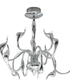 Outlet Sklep Kaja Lampa wisząca AZ0044 - Snake Pendant (e) - AZZARDO chrom