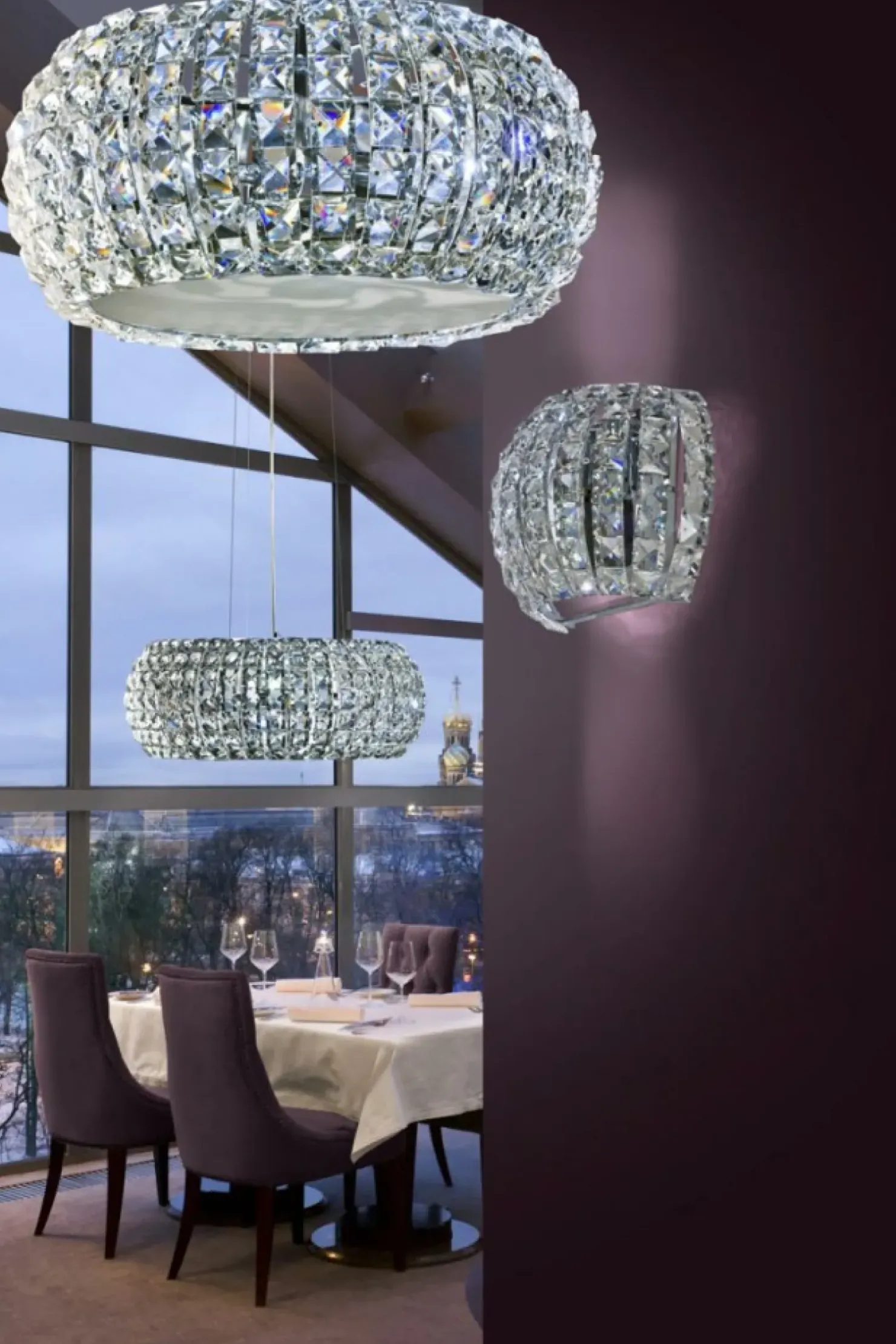 Fashion Sklep Kaja Lampa wisząca AZ0697 - Sophia 6 - AZZARDO chrom