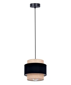Lampa wisząca boho z podwójnym abażurem K-5230 z serii GATO | Kaja*Sklep Kaja Flash Sale