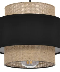Lampa wisząca boho z podwójnym abażurem K-5230 z serii GATO | Kaja*Sklep Kaja Flash Sale