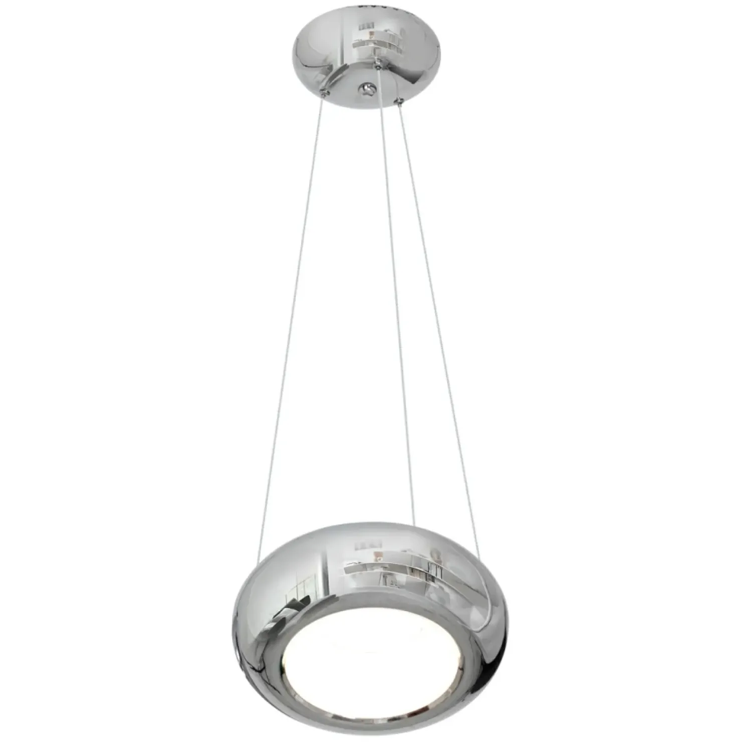 Shop Sklep Kaja Lampa wisząca chromowany okrąg LED ML328 MERCURIO | Kaja Oświetlenie