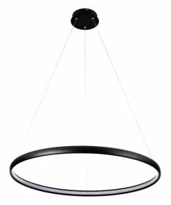 Online Sklep Kaja Lampa wisząca czarny okrąg LED PL210503-800-BK CARLO | Kaja