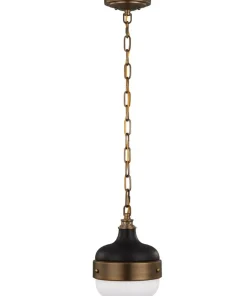 Cheap Sklep Kaja Lampa wisząca, czerń i mosiądz FE-CADENCE-1P-MB z serii CADENCE