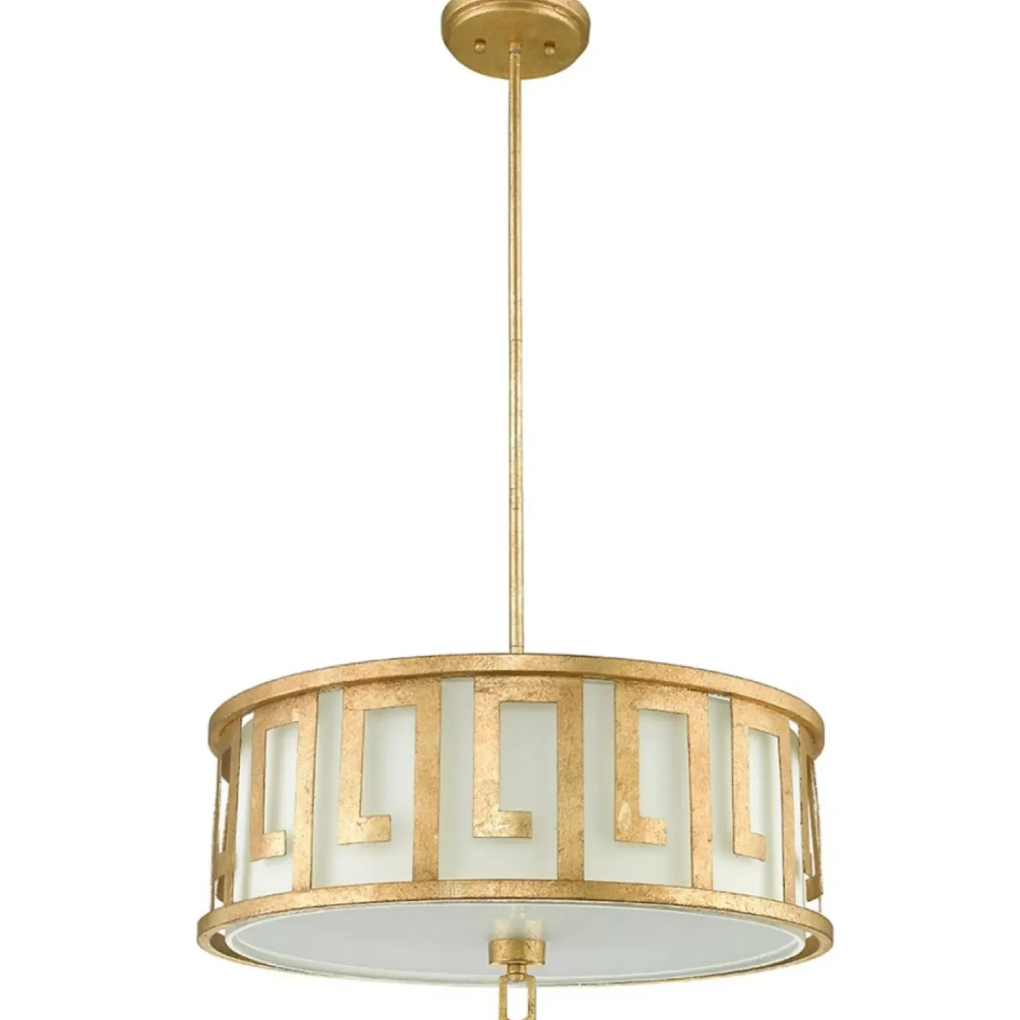 Store Sklep Kaja Lampa wisząca do klasycznego wnętrza GN-LEMURIA-P-L z serii LEMURIA postarzanezłoto