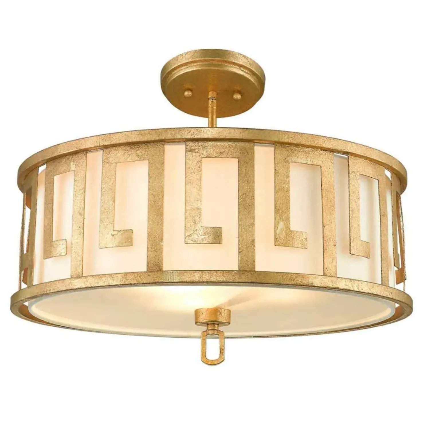 Store Sklep Kaja Lampa wisząca do klasycznego wnętrza GN-LEMURIA-P-L z serii LEMURIA postarzanezłoto