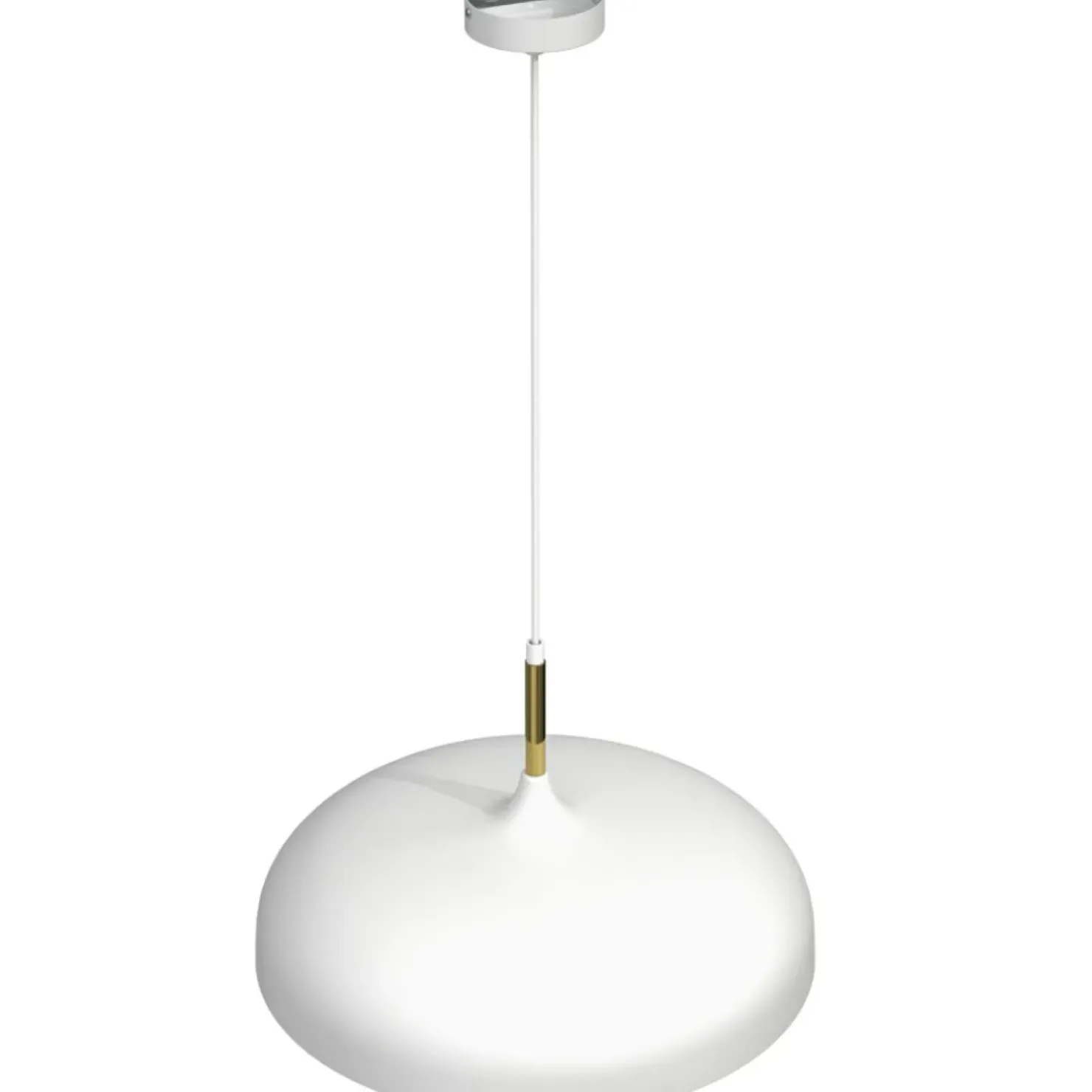 Store Sklep Kaja Lampa wisząca do kuchni, biało-złota MLP7899 z serii LINCOLN | Kaja Oświetlenie