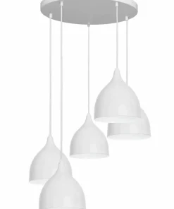Cheap Sklep Kaja Lampa wisząca do kuchni, w kolorze bieli LX 3715 z serii NOAK | Kaja szary