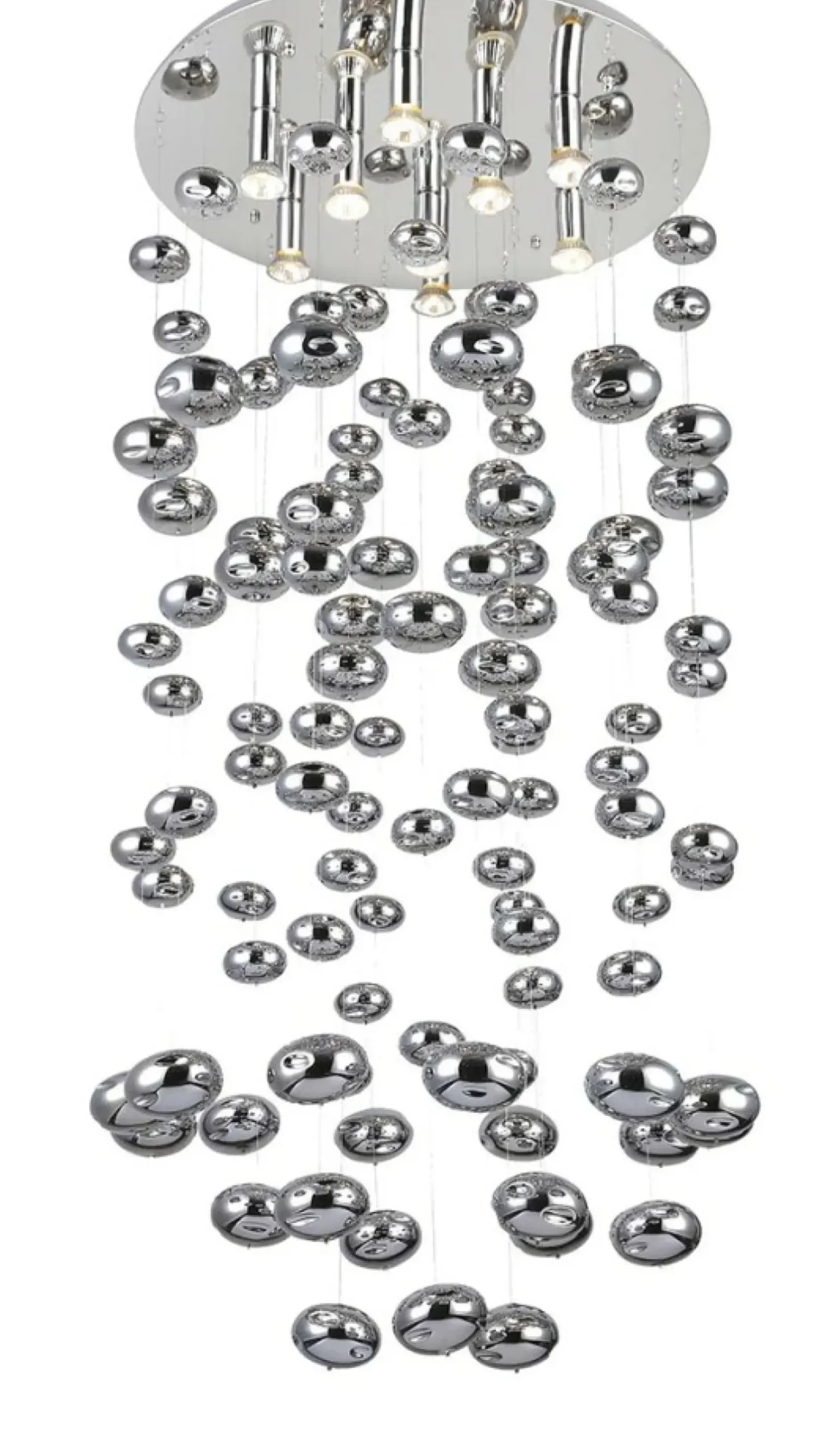 Best Sklep Kaja Lampa wisząca do nowoczesnego salonu AZ2574 LUVIA E | Kaja chrom
