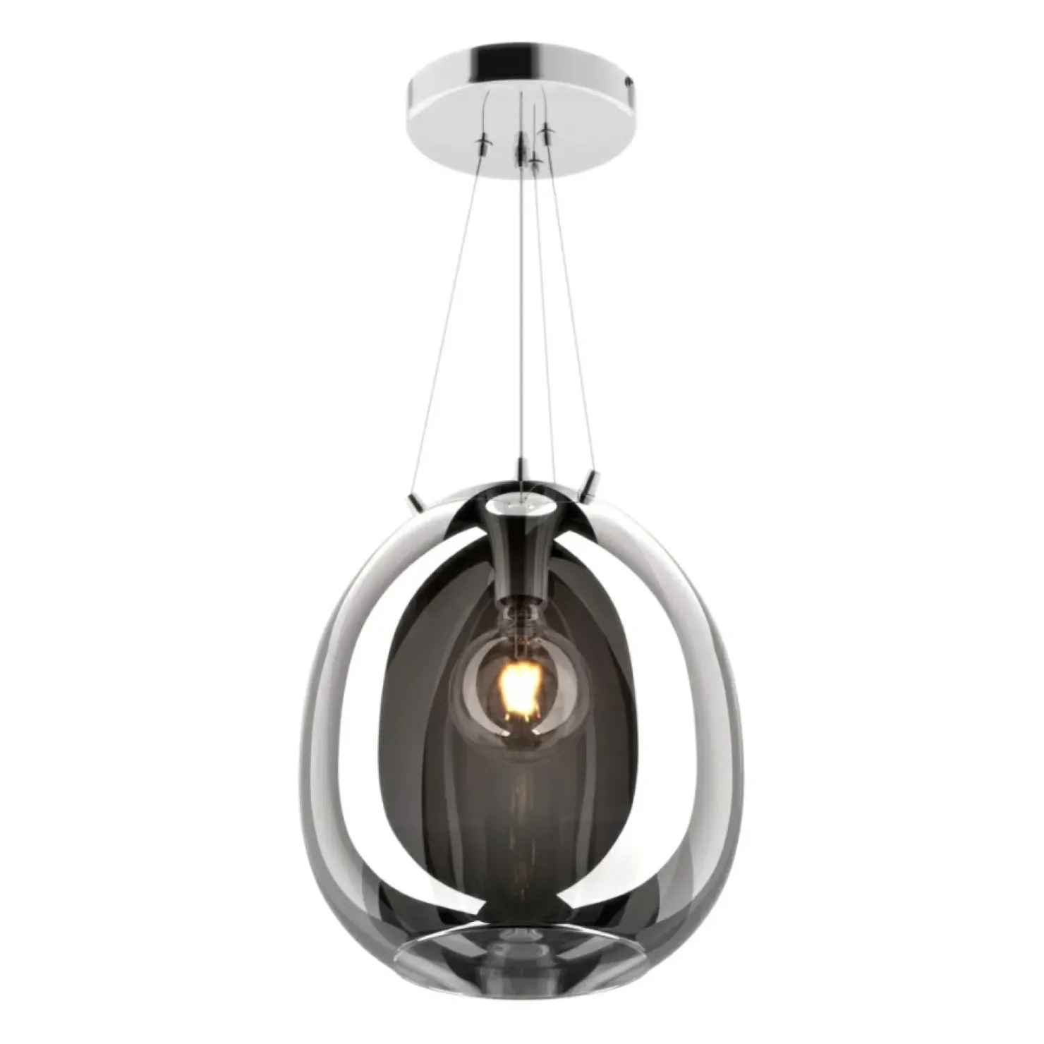 New Sklep Kaja Lampa wisząca do nowoczesnej kuchni P19066B-D38 MOON | Kaja