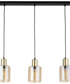 Fashion Sklep Kaja Lampa wisząca do przytulnej jadalni, nad stół TK 6666 SIERRA GOLD