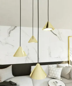 Sale Sklep Kaja Lampa wisząca do salonu 1329/4PREM ELIT 4 PREMIUM GOLD | Kaja