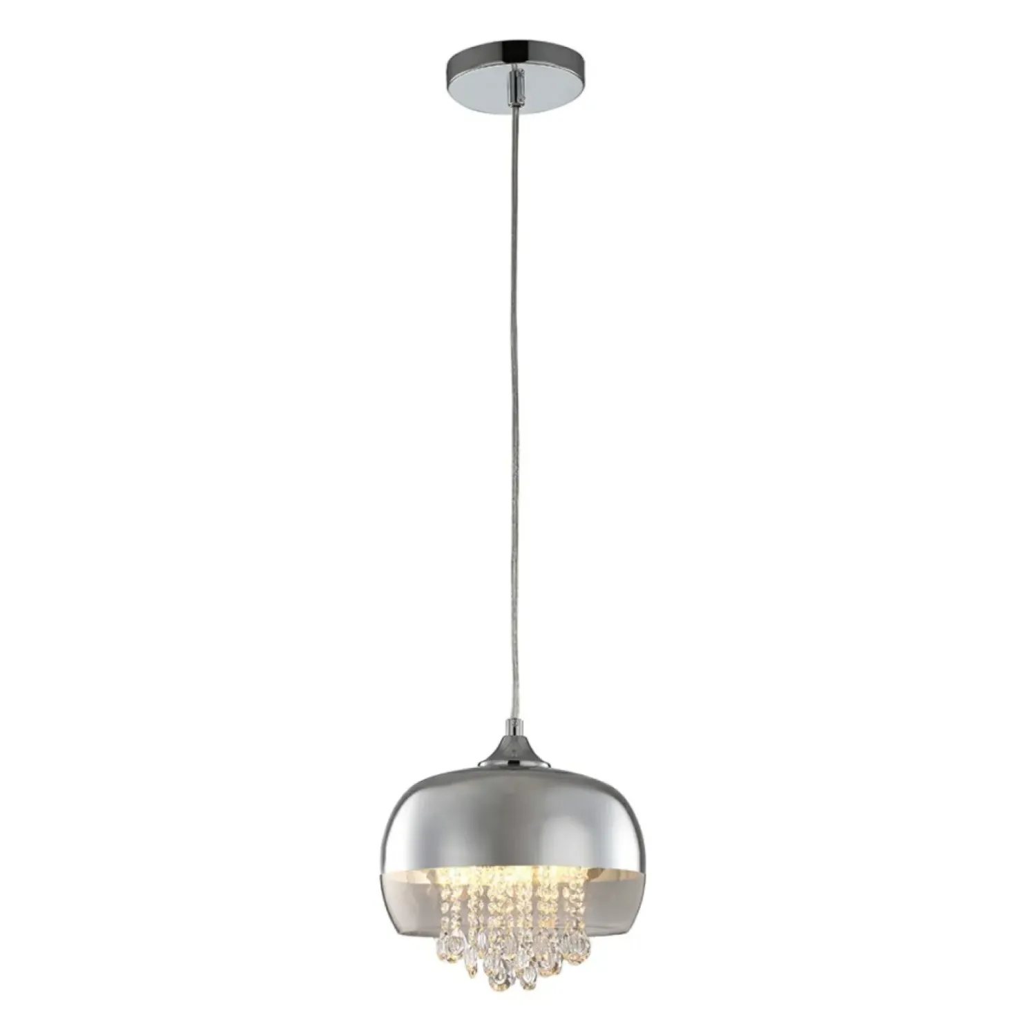 Outlet Sklep Kaja Lampa wisząca do wnętrza w stylu glamour ML3802 LUNA | Kaja