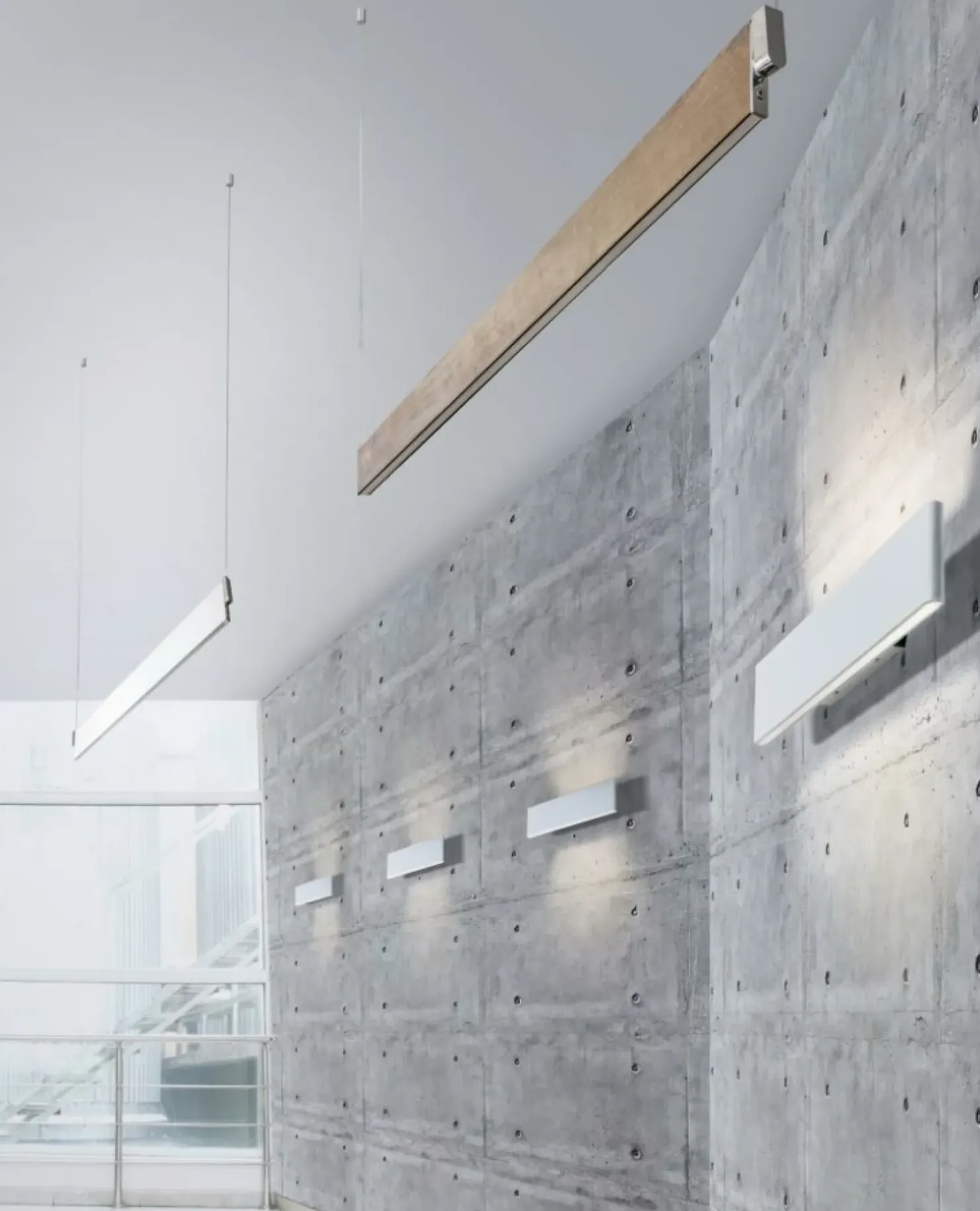 Flash Sale Sklep Kaja Lampa wisząca drewniana listwa LED nad stół AZ1686 NORMAN XL | Kaja drewno