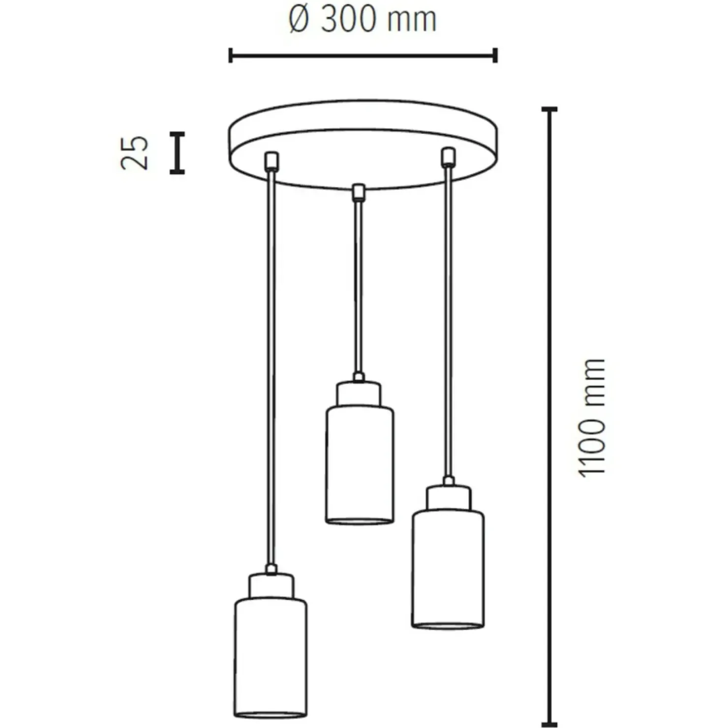 Best Sale Sklep Kaja Lampa wisząca drewniana tarcza z białymi zwisami 1720574 BOSCO | Kaja