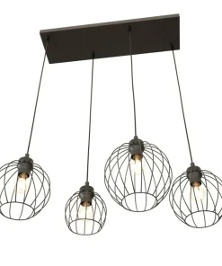 Store Sklep Kaja Lampa wisząca idealna do nowoczesnej kuchni 1369/4 z serii NANDO czarny