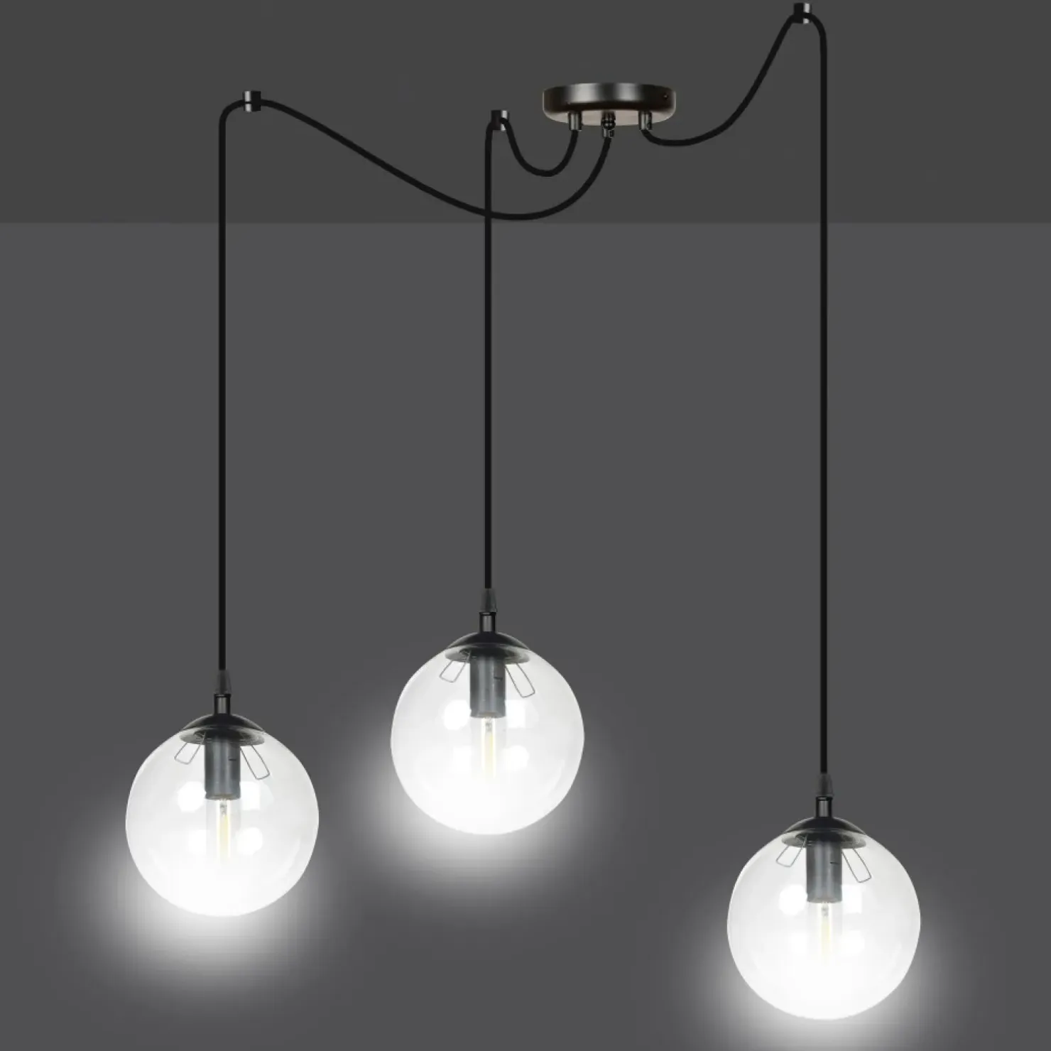 Outlet Sklep Kaja Lampa wisząca idealna do oświetlenia salonu 936/3 | Kaja Oświetlenie