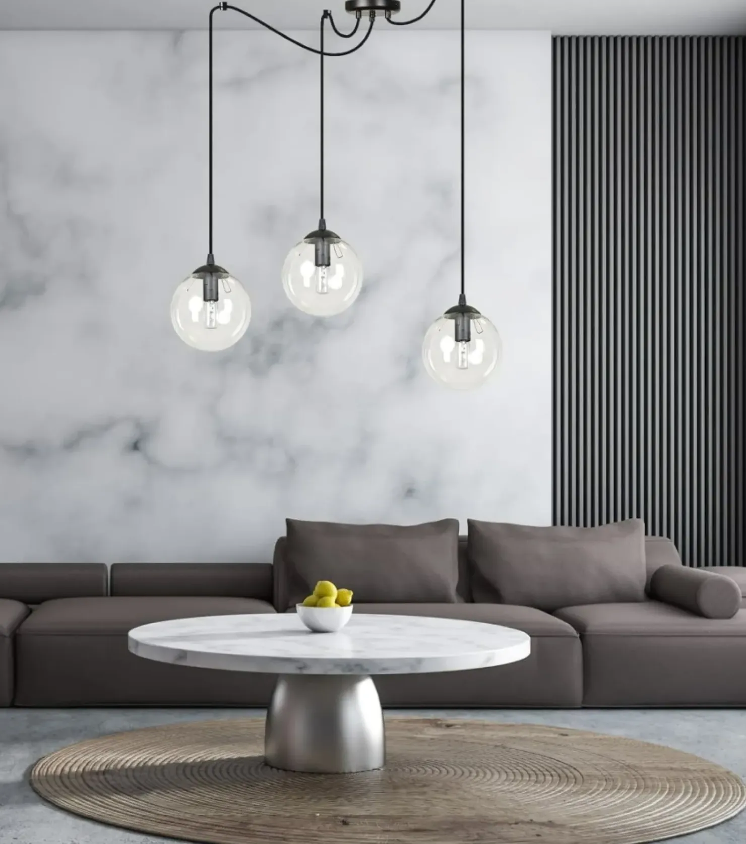 Outlet Sklep Kaja Lampa wisząca idealna do oświetlenia salonu 936/3 | Kaja Oświetlenie