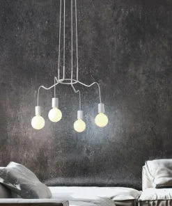 Fashion Sklep Kaja Lampa wisząca inspirowana minimalizmem 34-71002 BASSO | Kaja białymatowy