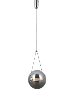 Store Sklep Kaja Lampa wisząca, kula, wbudowany LED PND-34361-L-CH-SG z serii RASTIA