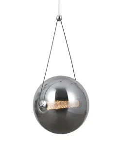 Store Sklep Kaja Lampa wisząca, kula, wbudowany LED PND-34361-L-CH-SG z serii RASTIA