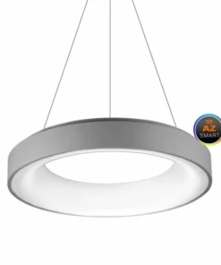 Shop Sklep Kaja Lampa wisząca LED do sypialni ściemniana AZ3553 SOVANA | Kaja szary