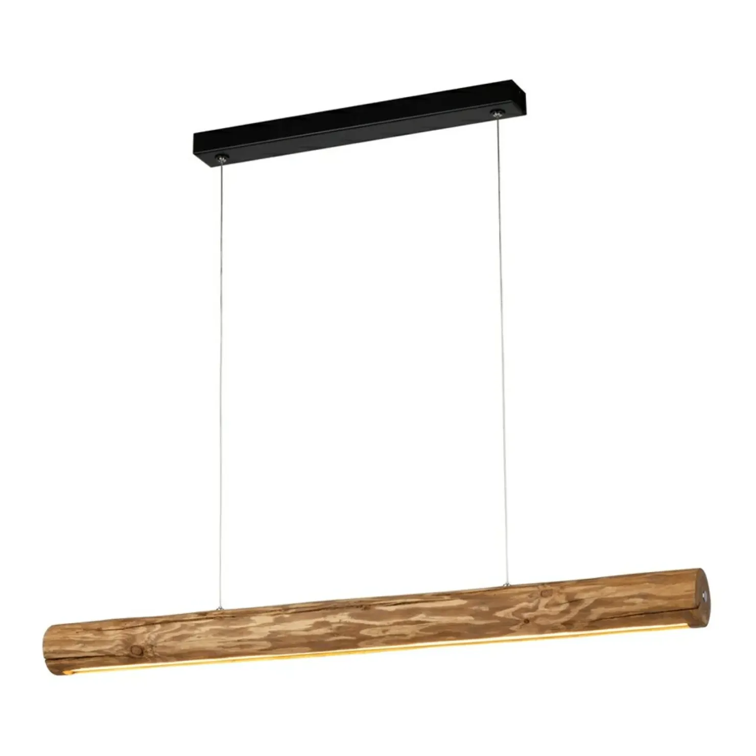Shop Sklep Kaja Lampa wisząca LED drewniana belka 90cm 69480104 LUCAS | Kaja