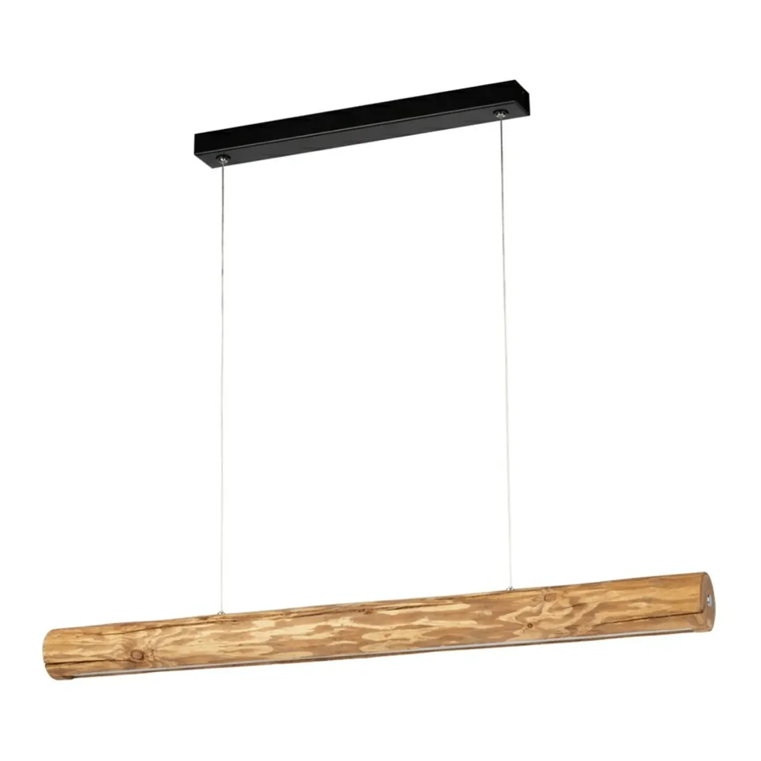 Shop Sklep Kaja Lampa wisząca LED drewniana belka 90cm 69480104 LUCAS | Kaja