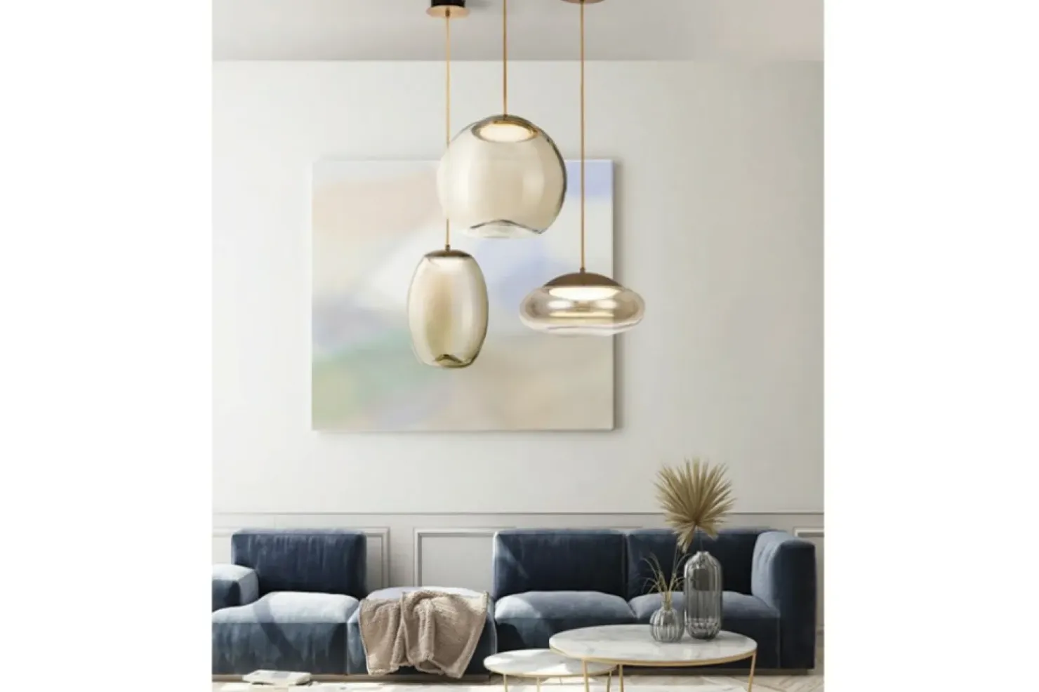 Best Sklep Kaja Lampa wisząca LED idealna do salonu AZ4668 HELENA | Kaja Oświetlenie