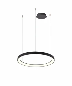 Outlet Sklep Kaja Lampa wisząca LED koło ⌀77,5cm ze ściemniaczem AZ5022 AGNES | Kaja